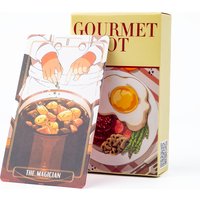 10.3*6Cm Gourmet Tarot Deck 78Pcs Divination Fate Tarot Oracle Cards Party Entertainment Board Game Cards