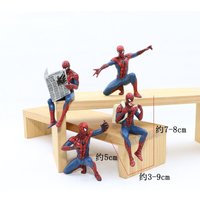 Spider Action Figure Car Dashboard Desktop Cake Decoration Ornament Reading Book Doll Collectible Model Toy Gift