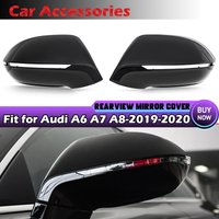 Para zamiennych osłon bocznych lusterek wstecznych do Audi A7 S7 RS7 2010 2011 2012 2013 2014-2017 z /bez wspomagania bocznego