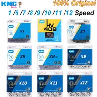 KMC MTB Chain 12 11 10 9 8 7 6 Speed Road Bike Current X12 X11 X10 X9 X8 S1 Single Speed Bicycle Chains