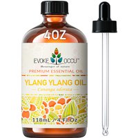EVOKE OCCU Ylang Ylang Essential Oils, 118ML/4 Fl.Oz. Premium Plant Oil for Diffuser, Purifier, Massage, Candle Soap Making,