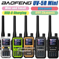 1/2/4PCS Baofeng UV-5R Mini Walkie Talkie Versatile Portable Bluetooth APP Programming AM FM Kids Gifts For Camping BF-5R Mini