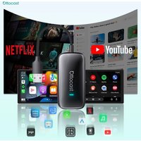 Ottocast Play2Video Ultra Ai Box Wireless CarPlay Android Auto Adapter Built in Youtube Netflix For VW Benz Ford 99% of Cars