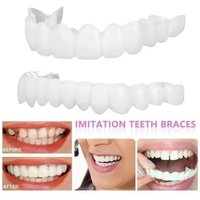 2024 Adult Adjustable Dentures Teeth Set Adjustable Snap-on Fake Teeth Portable Braces Decorate Gaps For Teeth Enhance Aesthetic
