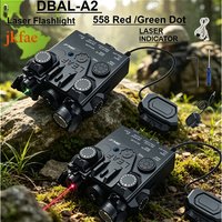 Multi-Purpose 20mm Rail Accessory, DBAL-A2 Aiming Indicator, Red Green Laser & White LED Lighting for Outdoor