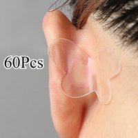 60Pcs/Lot Butterfly-Shaped Elf Ear Stickers Corrector Correction Patch Silicone Patches Tape Cosmetics Ears Primer Wholesale New
