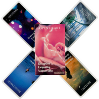 Hearts Hidden Secrets Oracle Cards Tarot Deck Situations Cards Glossy Twin Flame Deck Feelings Messages Deck 78 Cards Board Game