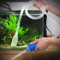 AliExpress NONE Aquarium Siphon Pump for Easy Water Changes & Efficient Gravel Cleaning - Durable Plastic, Ideal for Fish Tanks