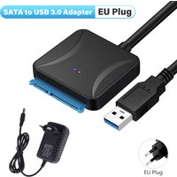 2.5" 3.5" USB 3.0 To Sata 3 Adapter Cable USB3.0 Hard Drive Converter Cable For Samsung Seagate WD 2.5 3.5 inch HDD SSD