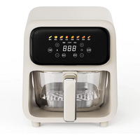 4.2L Glass Air Fryer Oven - High Boron Glass Basket, Oil-Free Healthy Cooking, Multi-function Fryer for Home Kitchen
