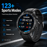 GEJIAN New 1.45" AMOLED Screen Sports Smart Watch For Men With Heart Rate Health BT Call Monitoring IP67 Waterproof Smartwatch