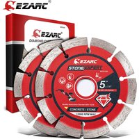 Ezarc 5 ''& 4.5'' 2 stücke Diamant blatt segmentierte Diamant sägeblätter für Winkels chl eifer Stein klinge Schneiden Beton srick Block