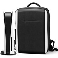 Console Backpack For PS5,Large Capacity Travel Carrying Case ,PSS SLIM torage Bag Controllers, Headset,Game Discs Accessoriess