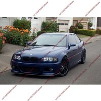 Hamann Style Front Bumper Lip Splitter for BMW 3 Series E46 M-Tech & M3 1998-2006 ABS Under Cover Kit Trim Tuning Modification