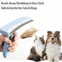 Professional Curved Pet Grooming Comb Universal Deshedding Brush for Dogs and Cats Loose Undercoat Fur Removal Tool Easy To Use