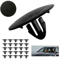 25 Pcs Car Hood Insulation Retainer Black Plastic Clips Fastener For Toyota 90467 09050 Rivet Retainer Car Parts