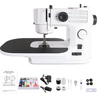 638 Mini Electric Sewing Machine Household 41 Stitches Sewing Machine with 42pcs Sewing Kit Effortless Threading and Smooth Operation Great Gift EU