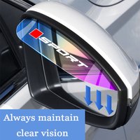 2Pcs Fashion Dazzling colors Car Rearview Mirror Rain Shade Snow Blocker Sun Visor For Toyota Honda Mazda Mitsubishi For Jeep MG