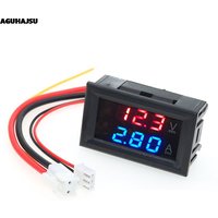 0.28"led DC0-100V 10A Digital Voltmeter Ammeter 2 in1 Multimeter 12V/24V Voltage Ampere Meter Volt Amp Gauge Panel Dual Display