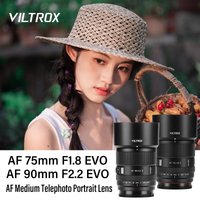 Viltrox AF 75mm F1.8 90mm F2.0 EVO APS-C Camera Lens Medium Telephoto Prime Len Wedding Event Vlog Video for Sony Nikon Fujifilm