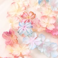 20/50Pcs Artificial Flowers 4.5CM Fake Flower Petal for Home Decor Wedding Decoration DIY Craft Gift Costume Ornament Accessory