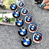 2pc Car Smart Key Emblem Sticker Car interior sticker Accessories For BMW M Power I3 G08 F15 F16 G20 E34 F94 F95 G30 G11 G12 E36