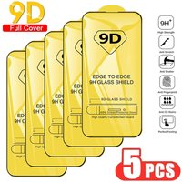 5PCS 9D Screen Protector For Infinix Note 30 VIP Hot 30i Note 30 Pro 40Pro Smart 7 8 Infinix GT 10 ProTemered Glass Full Cover