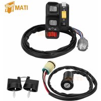 Handlebar & Key Switch for Honda Rancher 350 ES 2000-2005 Rancher 400 2004-2007 Rubicon 500 Foreman 500 ES 2001-06 35200-HN7-003