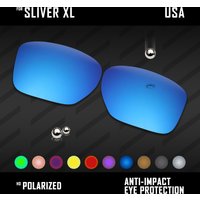 OOWLIT Lenses Replacements For Oakley Sliver XL OO9341 Sunglasses Polarized - Multi Colors