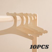 5/10 Pcs Creative Baby Clothes Hanger Rack Baby Mini Wooden Hanger Home Girls Princess Room Nursery Decor for Kids Present