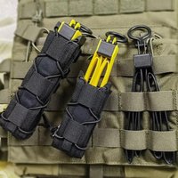 1PC Tactical Plastic Cable Tie Band Handcuffs Cs Sport Decorative Strap Tmc Sport Gear Disposable Cable Tie Yellow military gear