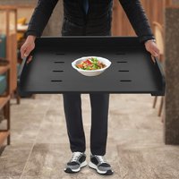 NEW Rectangular Stove Top Cover Multi Purpose Kitchen Decorative Serving Tray with Carrying Handles and Heat Dissipation Holes