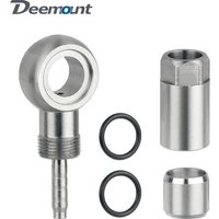 Bicycle Stainless Steel Connecting Bolt for SHIMANO SLX XT XTR Saint BH90 Straight-Banjo Brake Hose Bike Hydraulic Brake Fitting