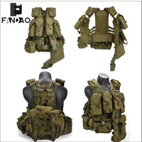 Tactical Russian Full set Vest MOLLE 1000D Multi-functional Adjustable Carrying Gear for Outdoor Hunting Shooting Battle Games