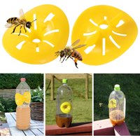 Wasp Trap Catcher Flower Shape Flying Insects Funnel Trap Bee Hornet Killer Garden Home Outdoor Pest Control Tool 1/5/10PCS