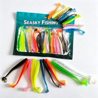 20/50 Stück Angelköder-Set mit Weichschwanzködern 55-120mm Swimbaits Silikon-Wobbler Pesca Bass Karpfen Angelzubehör