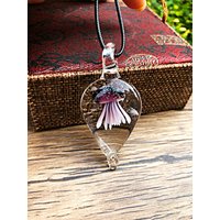 1PCS Colorful Jellyfish Muran Lampwork Glass Summer Beach Pendant Charm Necklace For Women Gift Sands Jewelry Gift