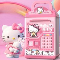Sanrio New Hello Kitty Kuromi My Melody Cinnamoroll Kawaii Anime Cartoon Piggy Bank Good Looks Sense of Luxury Household Use