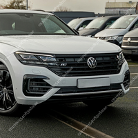 Front Grille Strips Cover Trim For Volkswagen Touareg MK3 TSI TDI R-Line 2019-2023 ABS Front Bumper Insert Grill Body Kit Tuning