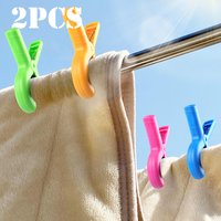 2/4pcs Heavy Duty Plastic Beach Towel Clips Anti-Skid Gasket Towel Holder for Beach Chairs Cruise Clothes Pool Clothes Pins