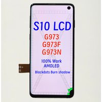6.1" S10 With Line Burn Shadow LCD,For Samsung S10 LCD G973F G973 G973N G973U Display Touch Screen Digitizer Assembly