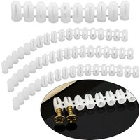 M4 Wall Plug Anchor Expansion Pipe Tube Plastic Expansion Bolt Cabinet Door Hinge Pipe Column Practical Furniture Hardware