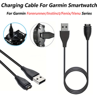 2PCS/1PC USB Charger For Garmin Instinct/Venu 2/Vivoactive 3/Fenix 7/Forerunner 55/Quatix 6/D2 Air/Vivomove 3 Charging Cable