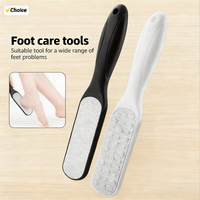 Stainless steel double-face foot grinder Professional pedicure tool Exfoliator and calluse remover Pedicure scrub tool wet/dry