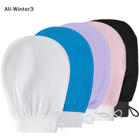 【WY】Moroccan Shower Exfoliating Glove Hammam Bath Body Cleaning Scrub Massage Mitt Kessa Peeling Towel Glove