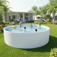 5x1.5 m Round Inflatable Swimming Pool, Commercial and Residential Backyard Pool