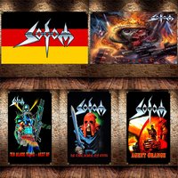 Sodoms Flag Germany Thrash Metal Band Polyester Printing Rock Band Banner For Decor Tapestry