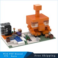 279 PCS Famous Game Golem House Building Blocks Bricks Model For Children Educational DIY Assembly Toys Christmas Festival Gifts