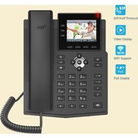 Fanvil Business Office Network SIP Video Phone EU Wireless WIFI Function 1080P Display Telephone IP Phone LCD Multimedia