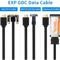 EXP GDC Datenkabel Mini PCI-E Expresscard M.2 A/E Schlüsselkabel Schnittstellenadapter für EXP GDC Dock Laptop Externe Grafikkarte